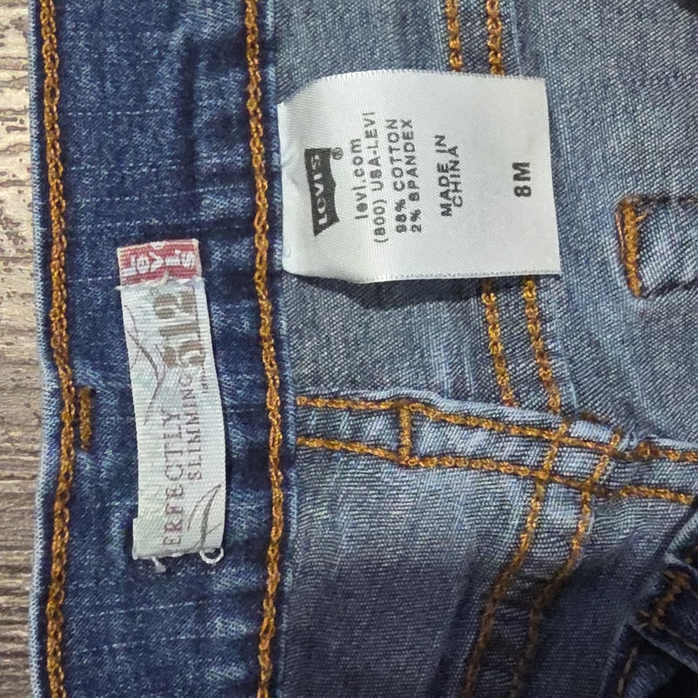 Levi's 512 Women's Size 8M Perfectly Slimming Bootcut Jeans Stretch - Picture 2 of 8